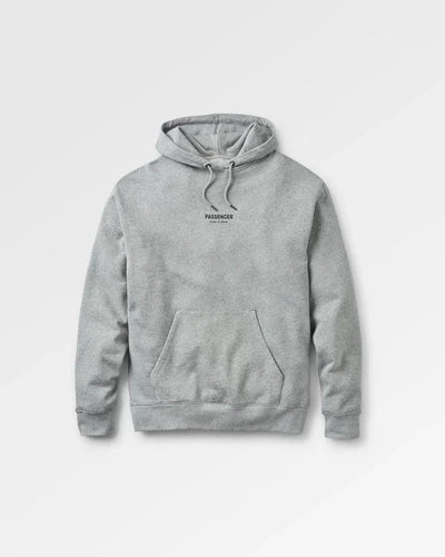 Relaxed Fit Hoodie - Grey Marle Men's Hoodies & Sweatshirts Passenger S 