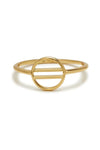Retro Sun Ring - Gold Jewellery Pura Vida 7 