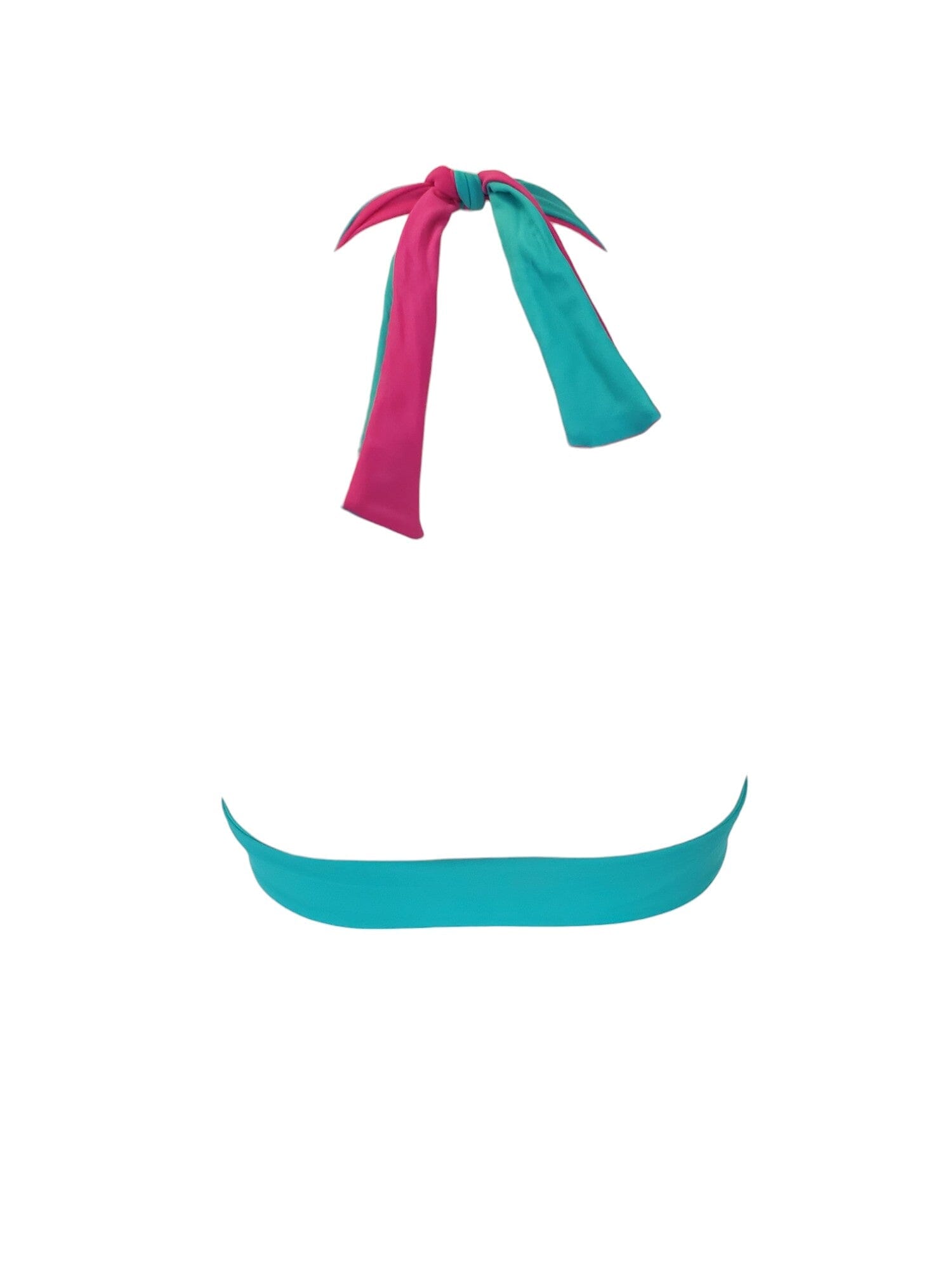 Reversible Tie Top - Aqua/Pink Women's Swimsuits & Bikinis Moontide 