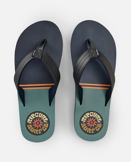 Ripper Bloom Open Toe - Moss Men's Shoes & Flip Flops Rip Curl UK 7 