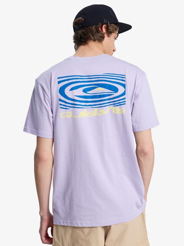 Ripples Tee - Purple Men's T-Shirts & Vests Quiksilver 
