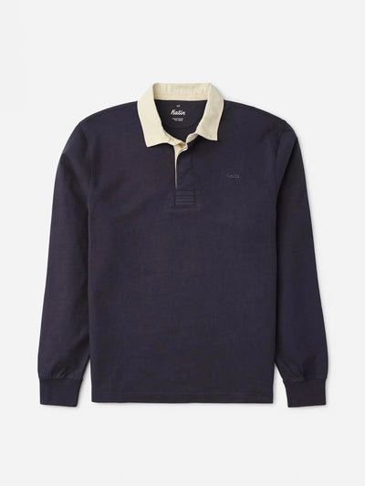 Ronan Polo - Navy Vintage Wash Men's Shirts & Polos Katin S 