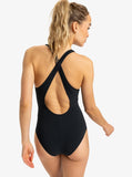 Roxy Active Basic One Piece - Black Women's Swimsuits & Bikinis Roxy 