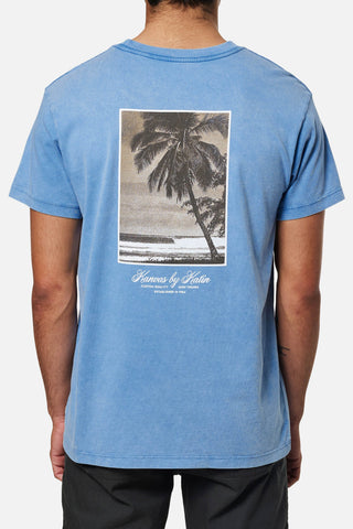ROYAL TEE - Bay Blue Sand Wash Men's T-Shirts & Vests Katin S 
