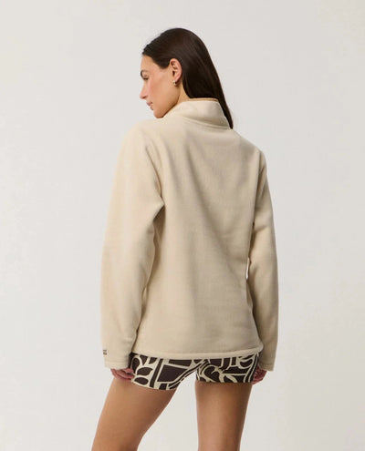 S - Series Polartec Fleece - Oatmeal Marle Women's Hoodies & Sweatshirts Rip Curl Women 
