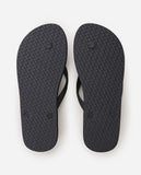 Salt Water Culture Bloom Open Toe - Washed Black Men's Shoes & Flip Flops Rip Curl 