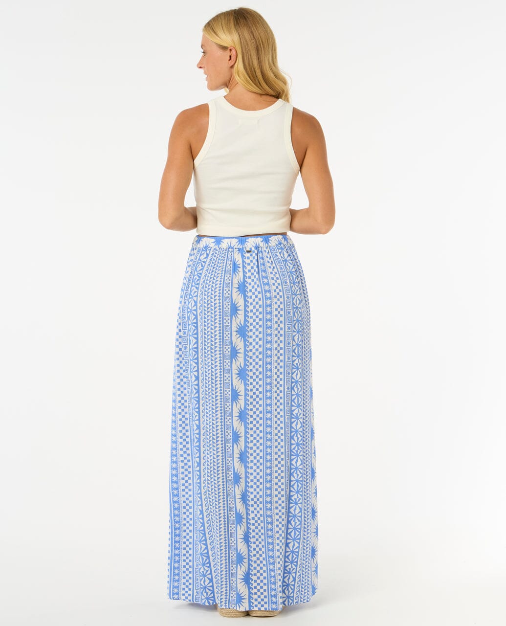 San Carlos Maxi Skirt - Blue Women's Skirts Rip Curl Women 