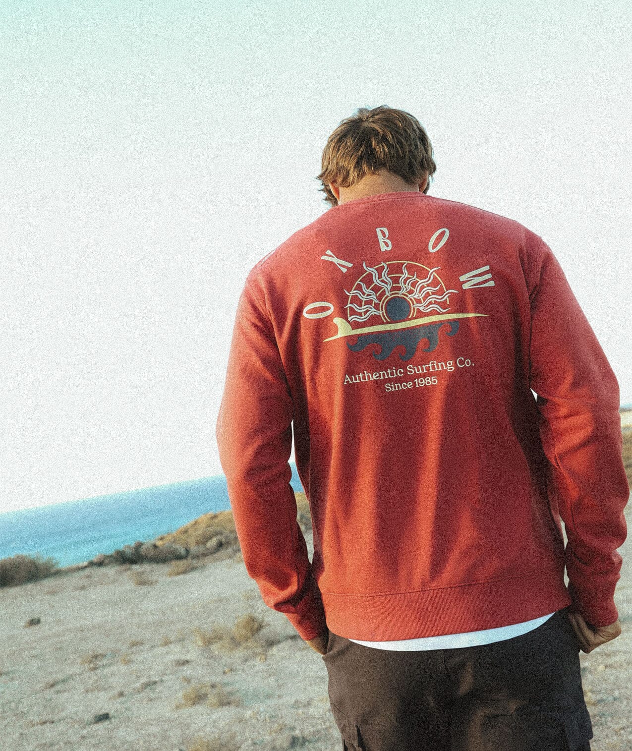 Sandbar Sweatshirt - Redwood Men's Hoodies & Sweatshirts Oxbow S 