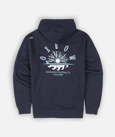 Sandbar Zipped Hoodie - Deep Marine Men's Hoodies & Sweatshirts Oxbow 