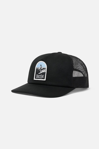 Saxon Trucker Hat - Black Men's Hats,Caps&Beanies Katin 