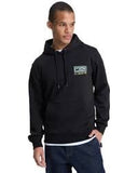 Screen Fleece Classic Surf Hoodie - Black Men's Hoodies & Sweatshirts Quiksilver S 