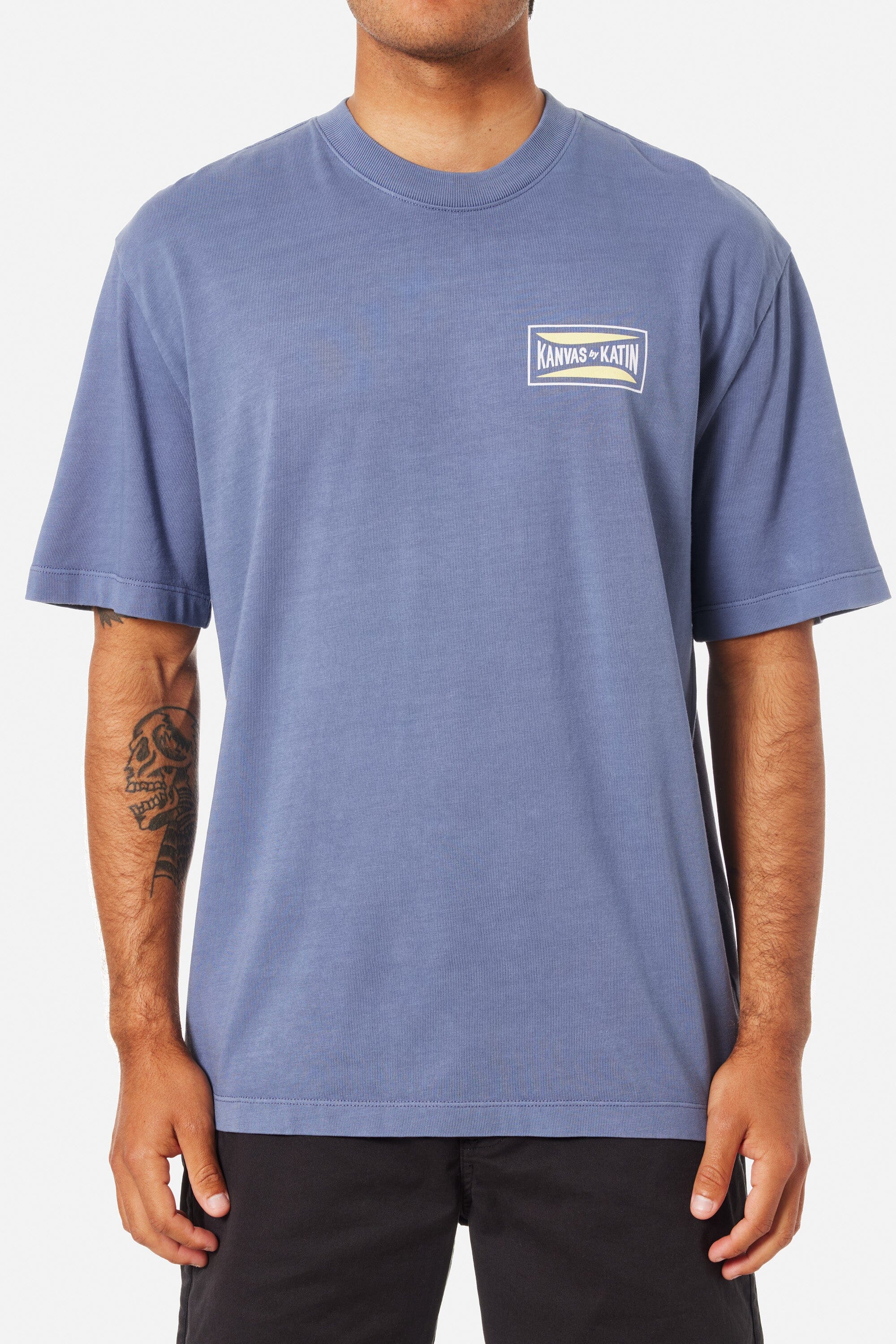 Scrubber Relaxed Tee - Blue Pigment Men's T-Shirts & Vests Katin S 