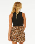 Sea Of Dreams Mini Skirt - Brown Women's Skirts Rip Curl women 