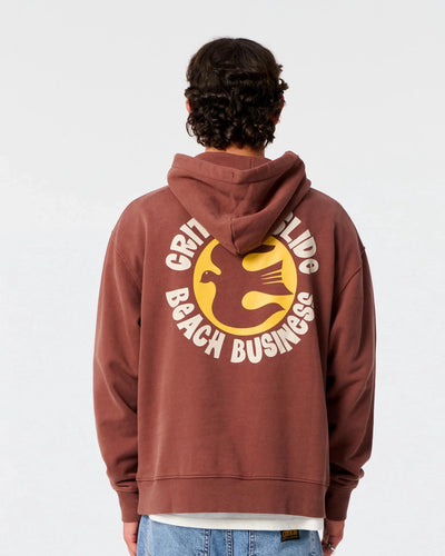 Seabird Hood - Brown Men's Hoodies & Sweatshirts TCSS 