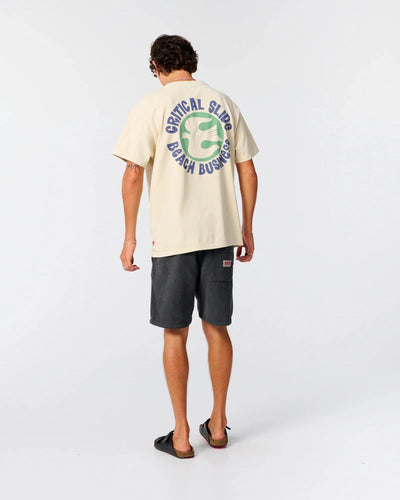 Seabird Tee - Ecru Men's T-Shirts & Vests TCSS 