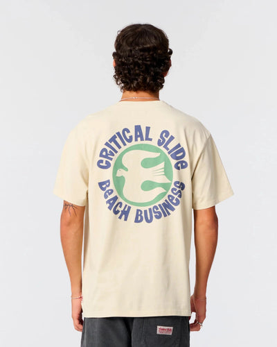 Seabird Tee - Ecru Men's T-Shirts & Vests TCSS S 