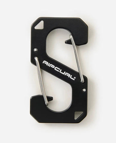 Search Carabiner Key Ring Accessories Rip Curl Black 