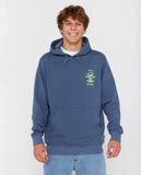 Search Icon Hood Fleece - Blue Fin Men's Hoodies & Sweatshirts Rip Curl S 
