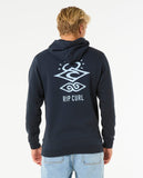 Search Icon Hood - Navy/Grey Men's Hoodies & Sweatshirts Rip Curl 