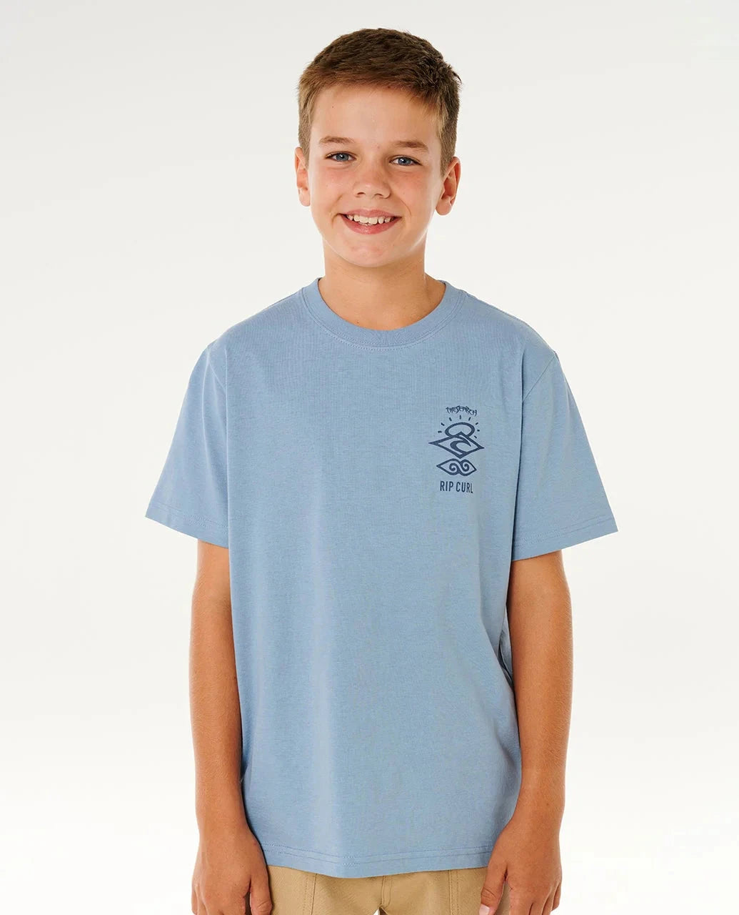 Search Icon Tee Boy - Faded Denim Children's Tees Bathsheba Surf 