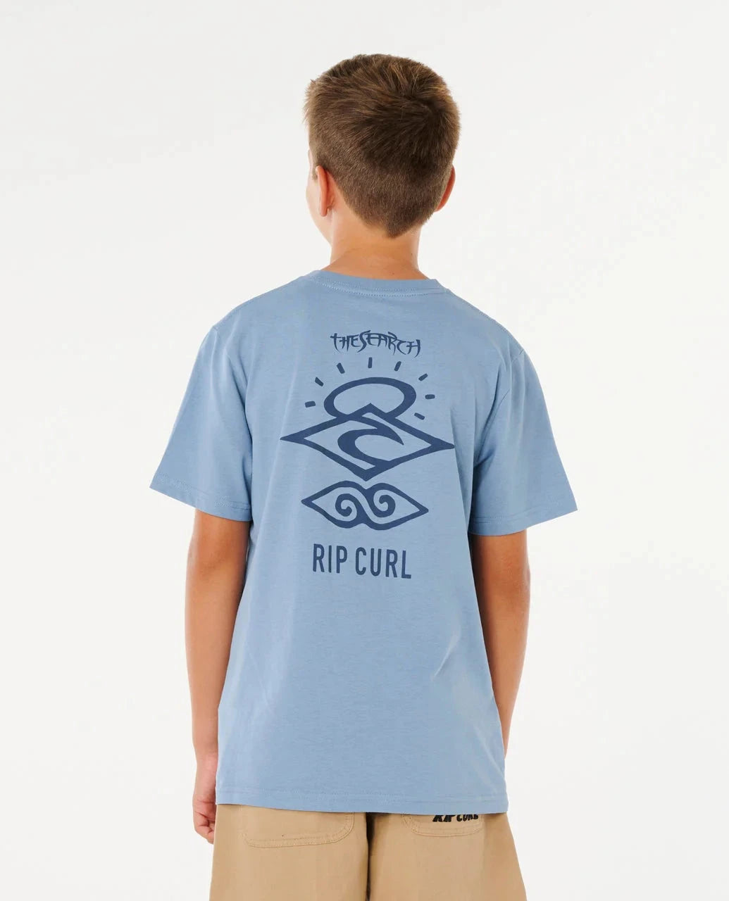 Search Icon Tee Boy - Faded Denim Children's Tees Bathsheba Surf 