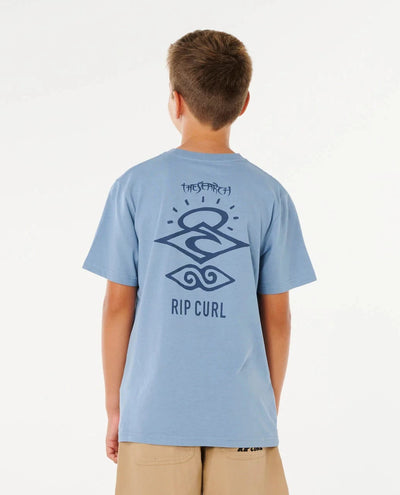 Search Icon Tee Boy - Faded Denim Children's Tees Bathsheba Surf 