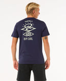Search Icon Tee - Navy/Grey Men's T-Shirts & Vests Rip Curl 