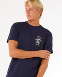 Search Icon Tee - Navy/Grey Men's T-Shirts & Vests Rip Curl S 