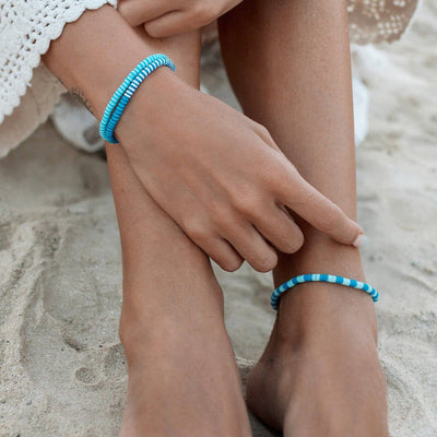 Seascape Stretch Bracelet - Canal Blues Jewellery Pura Vida 