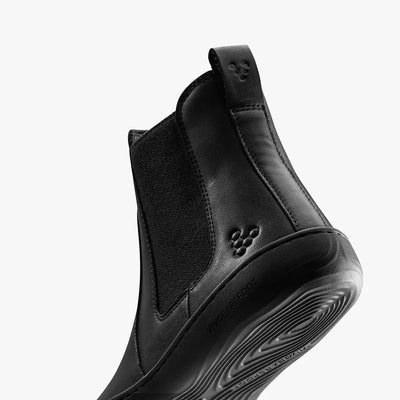 Sensus Chelsea Boots (Womens) Obsidian Leather Women's Flipflops,Shoes & Boots Vivobarefoot 