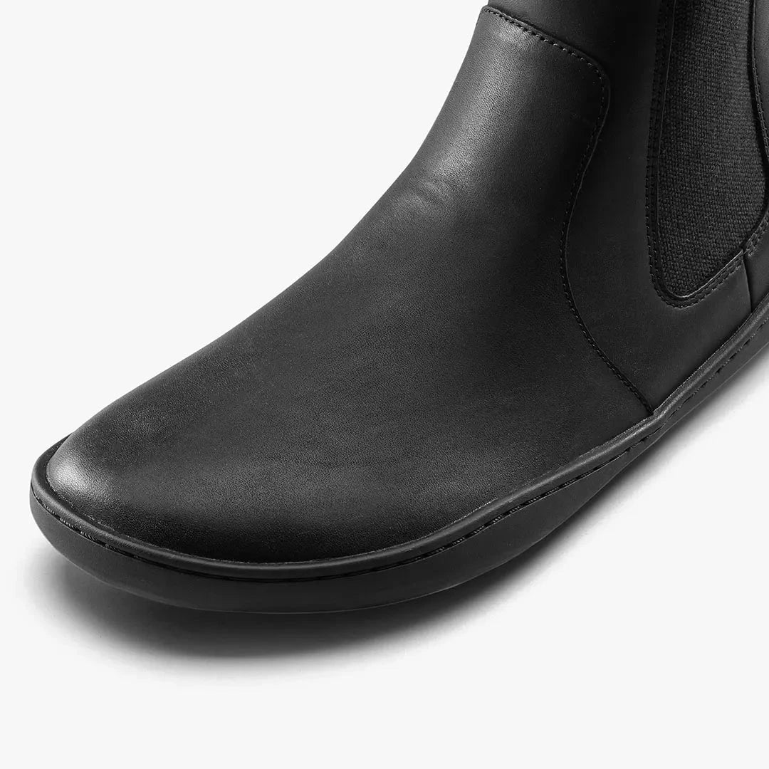 Sensus Chelsea Boots (Womens) Obsidian Leather Women's Flipflops,Shoes & Boots Vivobarefoot 