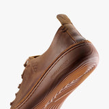 Sensus Moc Lace Up Leather Men's - Dark Tan Men's Shoes & Flip Flops Vivobarefoot 