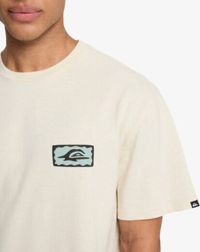 Serenity Splash - Bone White Men's T-Shirts & Vests Quiksilver 