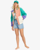 Set The Tone Jacket - Aqua Haze Women's Jackets Billabong 