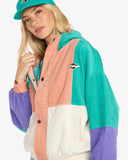Set The Tone Jacket - Aqua Haze Women's Jackets Billabong 