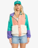Set The Tone Jacket - Aqua Haze Women's Jackets Billabong M 