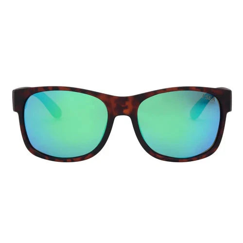 Seven Seas - Tort/Green Mirror Lens Sunglasses I-Sea 