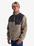 Shallow Water Full Zip Sherpa Jacket - Fallen Rock Men's Jackets Quiksilver 