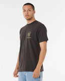 Shaper Address Tee - Washed Black Men's T-Shirts & Vests Rip Curl 