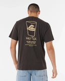 Shaper Address Tee - Washed Black Men's T-Shirts & Vests Rip Curl 