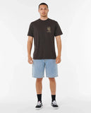 Shaper Address Tee - Washed Black Men's T-Shirts & Vests Rip Curl 