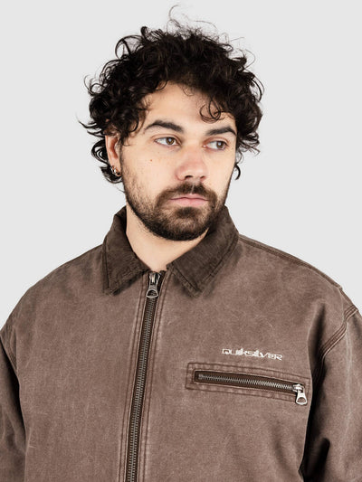 Shaper Pad Jacket - Chocolate Brown Men's Jackets Quiksilver 