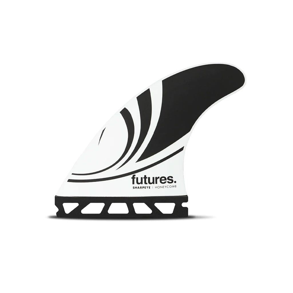 Sharp Eye Medium HC Thruster - Black/White Fins Futures 