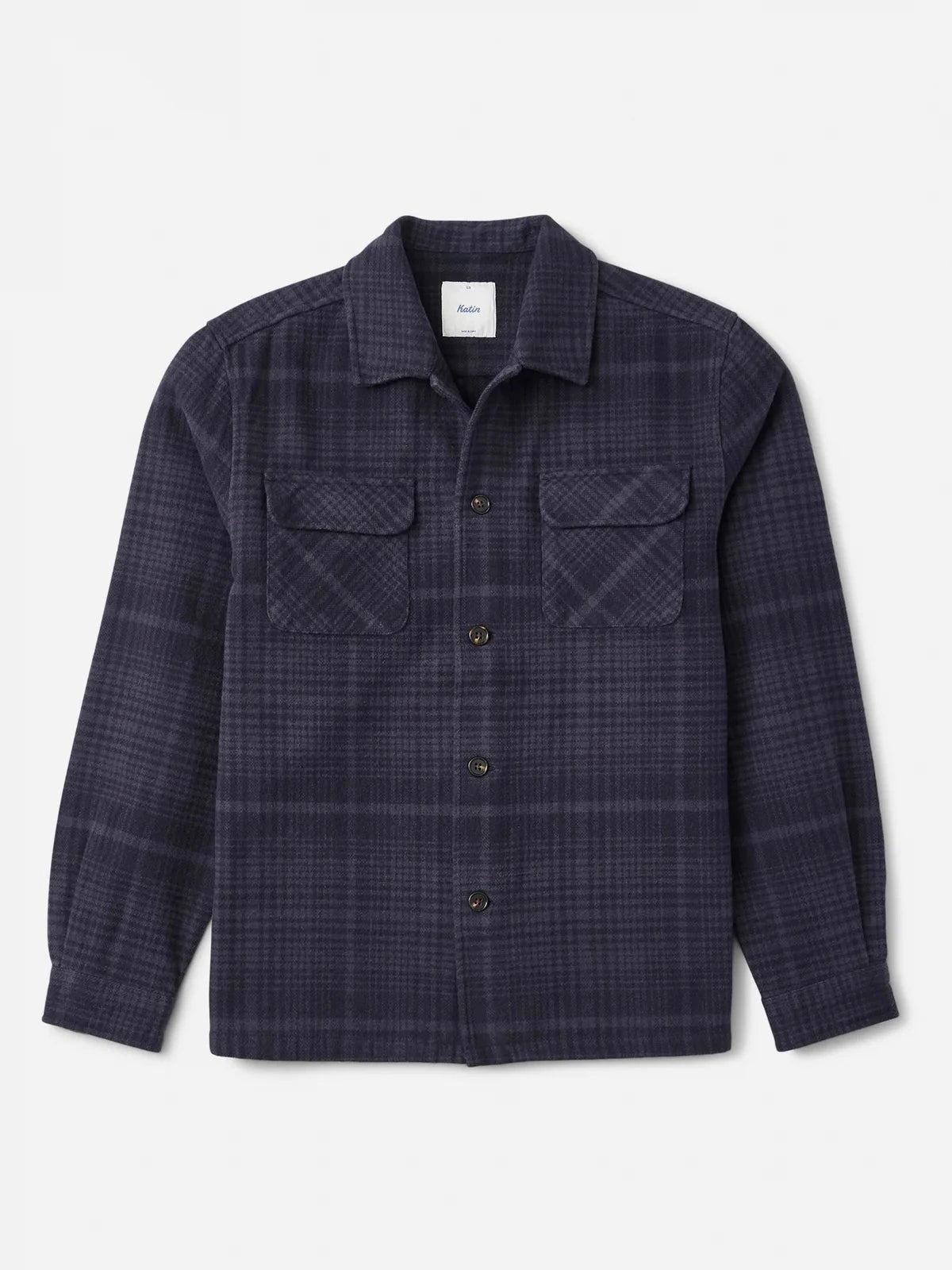 Shiloh Flannel - Navy Plaid Men's Shirts & Polos Katin 