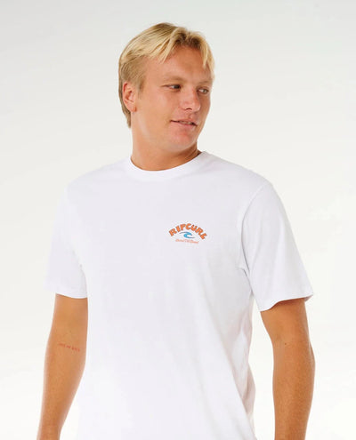 Shred Till Tee - White Men's T-Shirts & Vests Rip Curl 