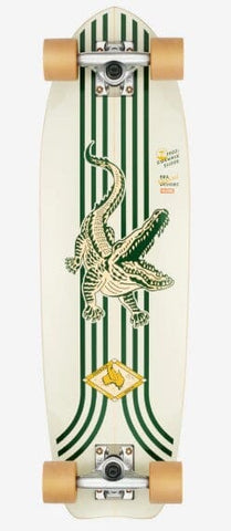 Sidewalk Slider 28" - Green/Croc Skateboards Globe 