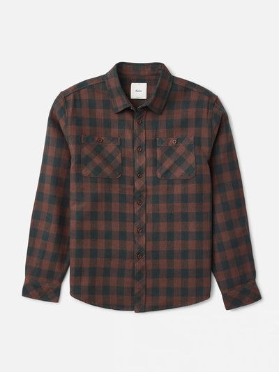 Sierra Flannel - French Roast Plaid Men's Shirts & Polos Katin 