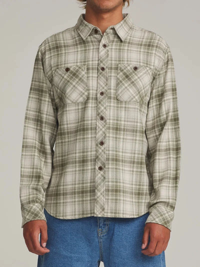 Sierra Flannel - Light Olive Men's Shirts & Polos Katin 