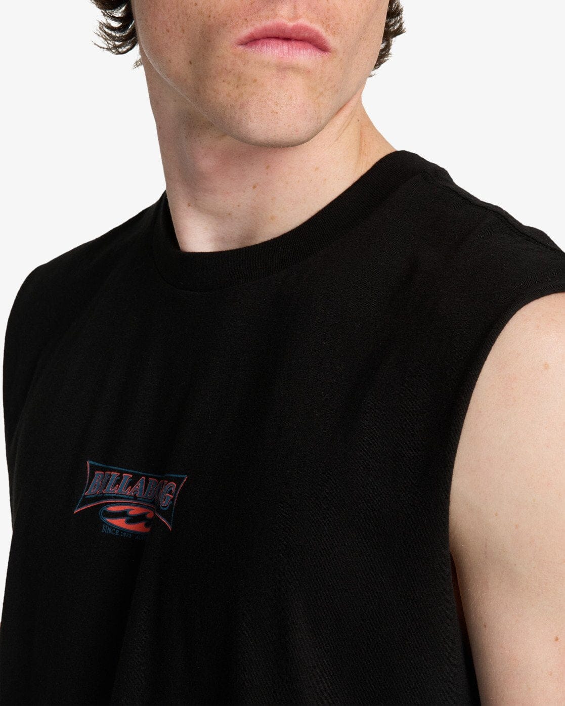 Since 73 Burleigh Muscle Vest - Black Men's T-Shirts & Vests Billabong 
