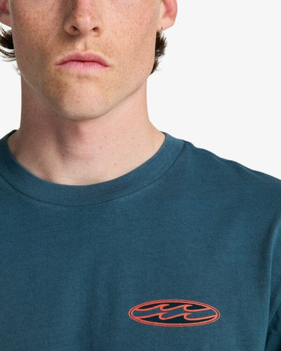 Since 73 Poster Tee - Real Teal Men's T-Shirts & Vests Billabong 